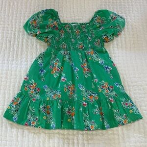 Girls Cat & Jack Green Floral Dress